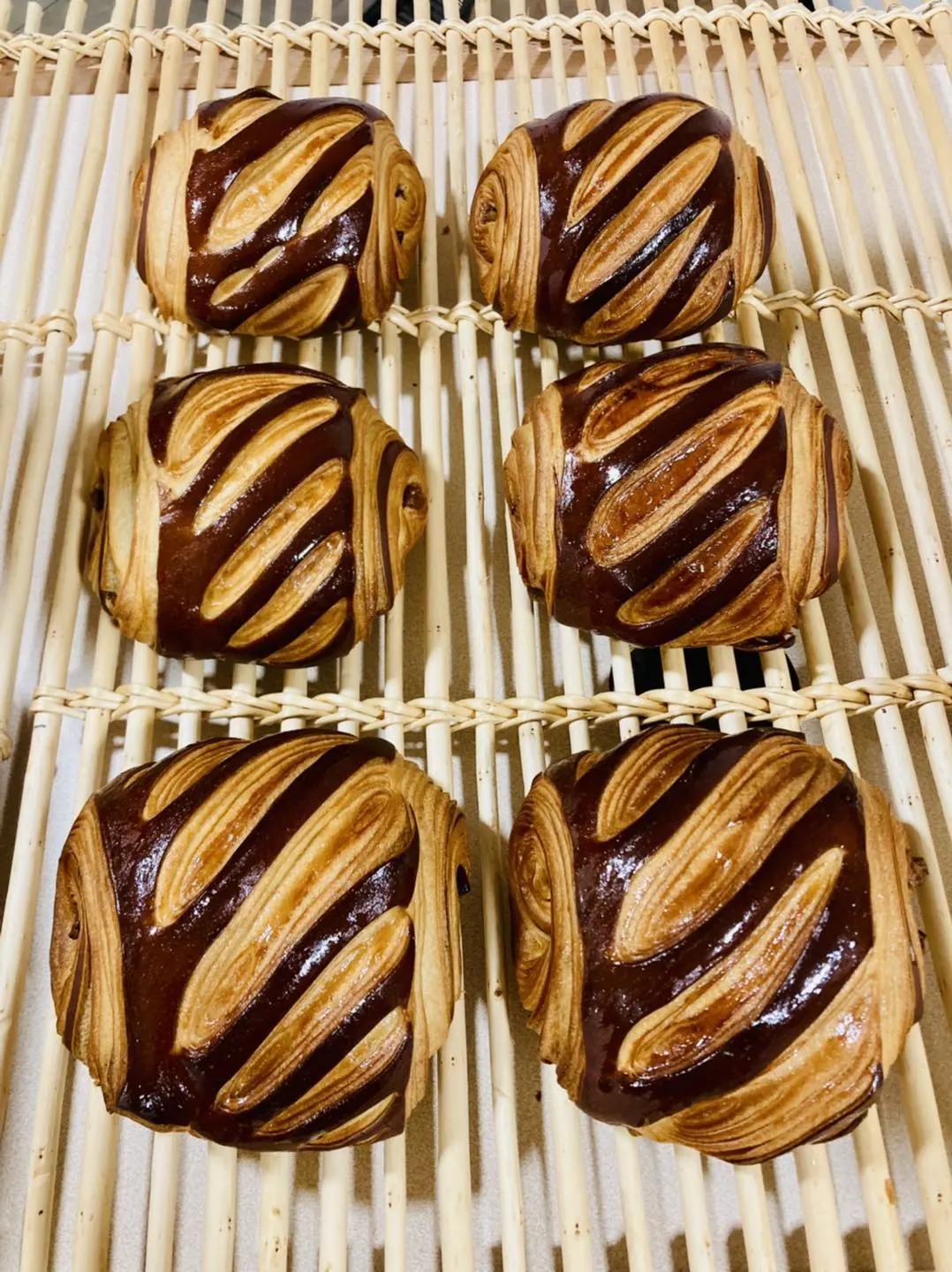 Petit pain cacao au chocolat