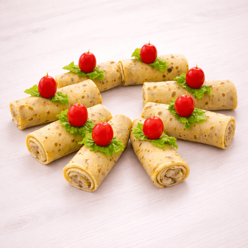 Crêpe salée poulet dinde fumée